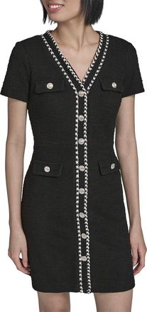 Karl Lagerfeld Karl Lagerfeld Tweed Boyfriend Dress