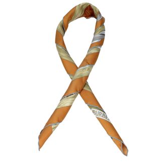 Burberry Foulard Vrouwelijke Zijde En Sinaasappel