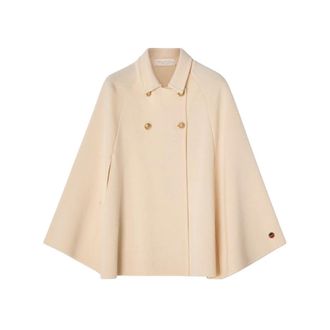 Busnel Calypso Cape - Dames - Ponchos - Beige - S - Wol - Jassen