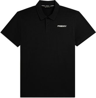 Freddy Polo in heavy jersey stretch con logo