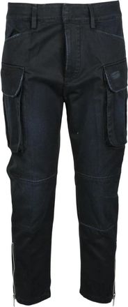 Dondup broek - Dames - Slim Fit Broeken - Zwart - W28 - Katoen - Broeken