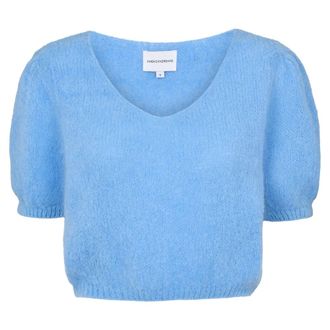 Americandreams Lolanda Pullover - Dames - Ronde hals truien - Blauw - L - Wol - Truien & Vesten