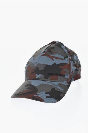 Dsquared2 Camouflage-Pattern Baseball Cap with Embroidered Logo size One Size