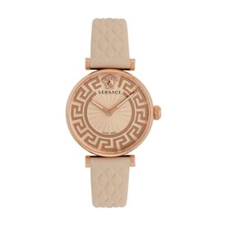 Versace Lady 35mm - Dames - Accessoires - Beige - Maat: ONE Size Leer