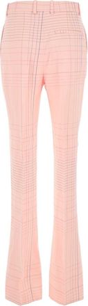 Bottega Veneta Womens Notebook Trousers Pink Exteiror Viscose Elastane
