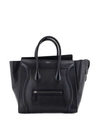 Celine Luggage Bag Grainy Leather Medium satchel - Nero