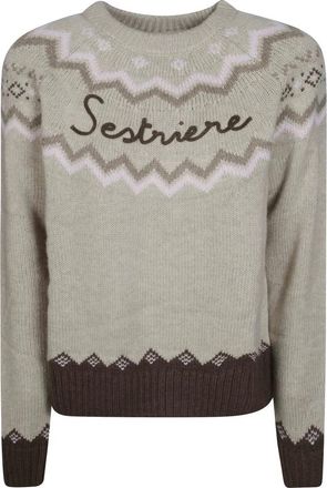 MC2 Saint Barth Maglione girocollo Nordic Herriet - - Knitwear - Donna - Beige - XS