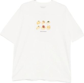 Dr&ocirc;le de Monsieur Graphic T-shirt - Heren - T-shirts - Wit - M - Tops