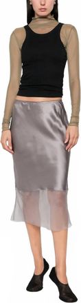 The Garment Catania Midi Skirt In Smoke