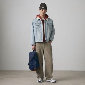 Levi's Type III Sherpa Trucker Jacket - Mens - 2XL - Blue