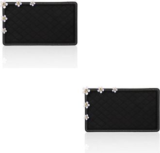 OEM Alfombrillas Antideslizantes De Silicona De Colores Para El Salpicadero Del Coche (2 Piezas)