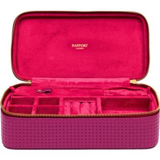 Rapport London Charlotte Jewelry Case in Pink at Nordstrom