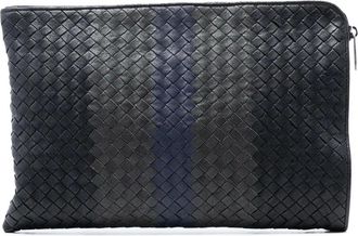 Bottega Veneta Borsa a mano Intrecciato Tricolor in nappa 2012-2025 - Nero