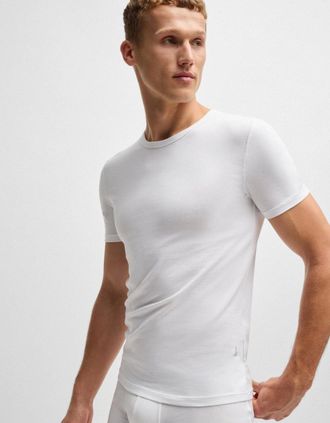 HUGO BOSS Mens BOSS Orange RN Modern 2-Pack Mens T-Shirts NOS - White 100 - Size: 42