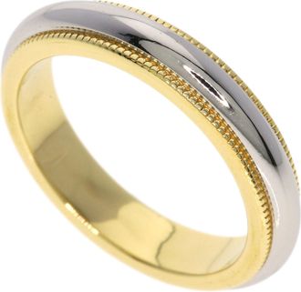Tiffany & Co. Yellow Gold (18K) Platinum 950 Band Ring (Pre-Owned)