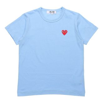 Comme Des Gar&ccedil;ons (WMNS) COMME des GARCONS PLAY Small Logo Tee Blue AZ-T271-051-1