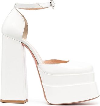 Vivetta patent-leather platform pumps - women - Calf Leather/Calf Leather/Calf Leather - 38.5 - White