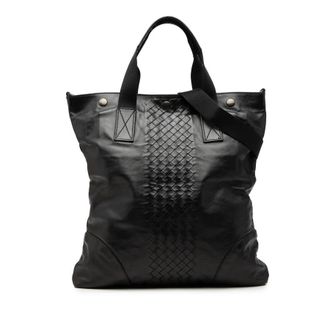 Bottega Veneta Pre-owned Bottega Veneta Intrecciato Trimmed Nappa Convertible Tote Unisex F135FMLMW4LBPAZ5