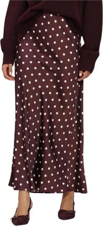 Notre-V Rokken, Dames, Bruin, M, Nv-Indira Maxi Rok