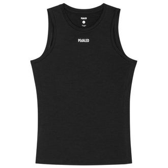 PEdALED Element Merino Base Layer Sleeveless Velo Singlet f&uuml;r Herren | schwarz