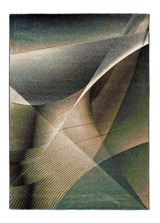 Atticgo Alfombra abstracta multicolor 160x230 cm