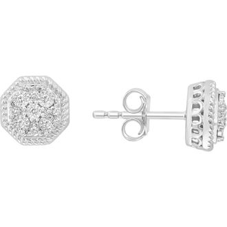 Effy Diamond Earrings in Silver/Diamond at Nordstrom Rack