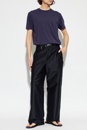 Tom Ford Round-neck T-shirt, Mens, Purple