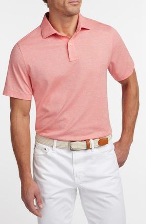 David Donahue Connery Cotton Polo in Grenadine at Nordstrom, Size Xx-Large