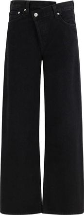 A Gold E Arc Criss Cross Jeans