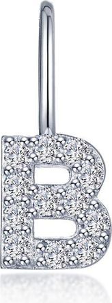 Lafonn Letter Charm Pendant in Silver B at Nordstrom