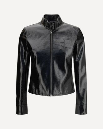 Courr&egrave;ges City vinyl Jacket Female 36