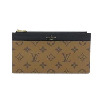 Louis Vuitton Pre-owned Wallets, female, Brown, Size: ONE SIZE Pre-owned Monogram Reverse Slim Purse Wallet