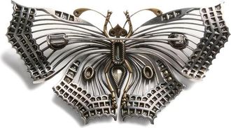 Valentino Garavani Vouloirvoler Brooch In Metal And Crystals