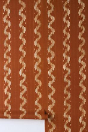 MindtheGap Vintage Ikat Top Textured Geometric Wallpaper