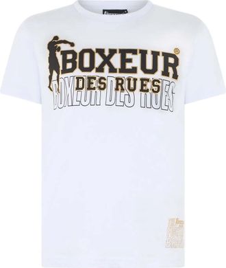 Boxeur Des Rues T-Shirt BOXEUR DES RUES BOXEUR DES RUES T-Shirt New Iconic Logo, Herren, Gr. XXL, wei&szlig;, Obermaterial: 95% Baumwolle CO. 5% Elasthan EL., Shirts T-Shir