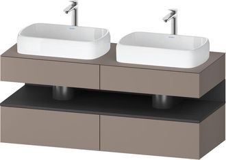 Duravit Qatego Consola Mueble Bajo Lavabo, 2 Extensiones, 2 - Duravit