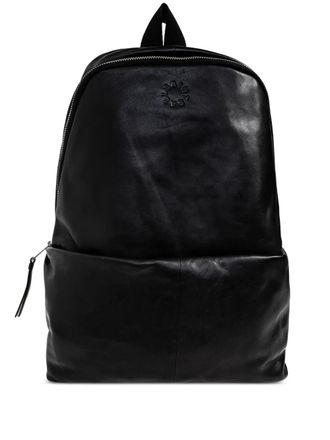 AllSaints Zaino Finn con logo in pelle goffrata - BLACK