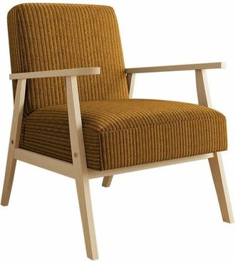 Mirjan24 Sill&oacute;n Clovis 100, Poso 01, 76x59x67cm, Tapiz, Patas: Madera, 0