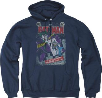 Gildan Batman 251 Distressed Adult Pull Over Hoodie / Hooded Sweatshirt