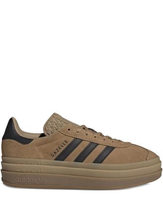 adidas Gazelle Bold platform sneakers - women - Suede/Fabric/Rubber - 5.5 - Brown