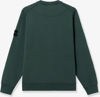 Stone Island Mens Sweatshirt Cotton Green Sweatshirts Sweater