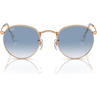 Ray-Ban Icons 50mm Retro Sunglasses in Rose Gold at Nordstrom