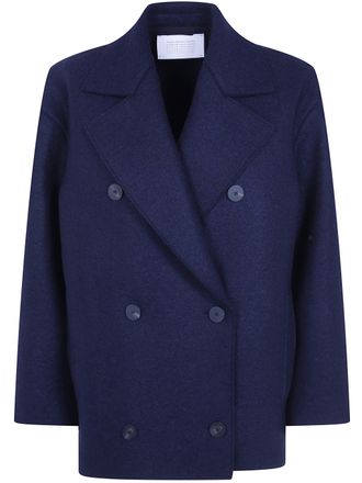 Harris Wharf London Coat Oversized Peacoat