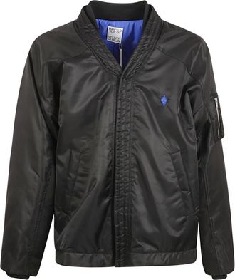 Marcelo Burlon Cross Kimono Bomber - Heren - Bomber jackets - Zwart - S - Jassen