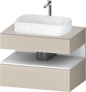 Duravit Qatego Meuble Sous-lavabo Avec Console, 1 Tiroir, 1 - Duravit