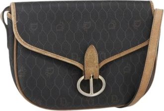 Dior Pre-owned Cross Body Bags, female, Black, Size: ONE SIZE Pre-owned Vintage Shoulder Bag