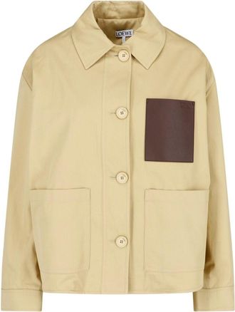 Loewe Giacca Da Lavoro In Cotone