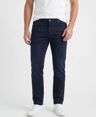 Brunello Cucinelli Cotton-Blend Five-Pocket Trousers - Navy
