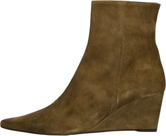 Zinda Schoenen, Dames, Groen, 37 EU, Su&egrave;de, Enkellaarsjes 3603