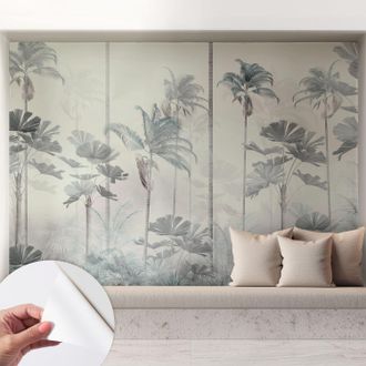 Tulup Fotomurale Adesivo - Murale Da Parete - Carta Da Parati Autoadesiva - Design Parete Moderno - Paesaggio Tropicale 208x146 Cm